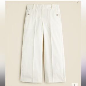 J.Crew Sydney wide leg cropped trouser NWOT